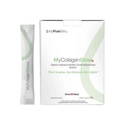 MyCollagenGlow boîte complément collagène peau cheveux